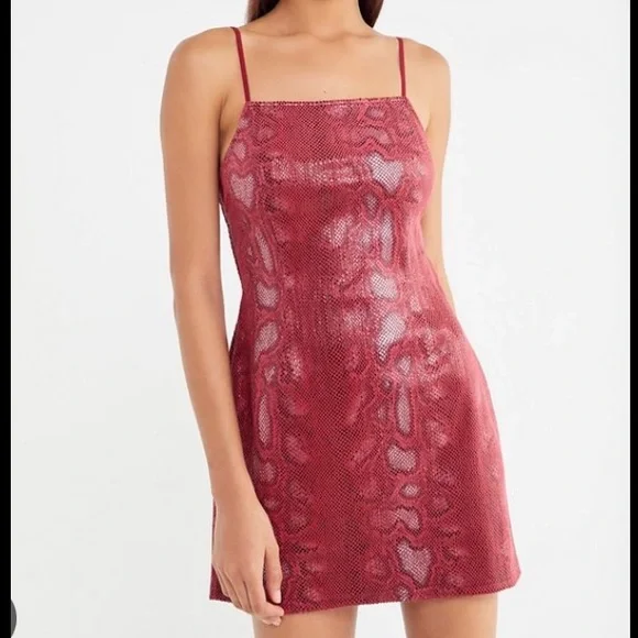uo red dress Urban Outfitters Modern Love Bustier Mini In Urban Outfitters | Dresses |